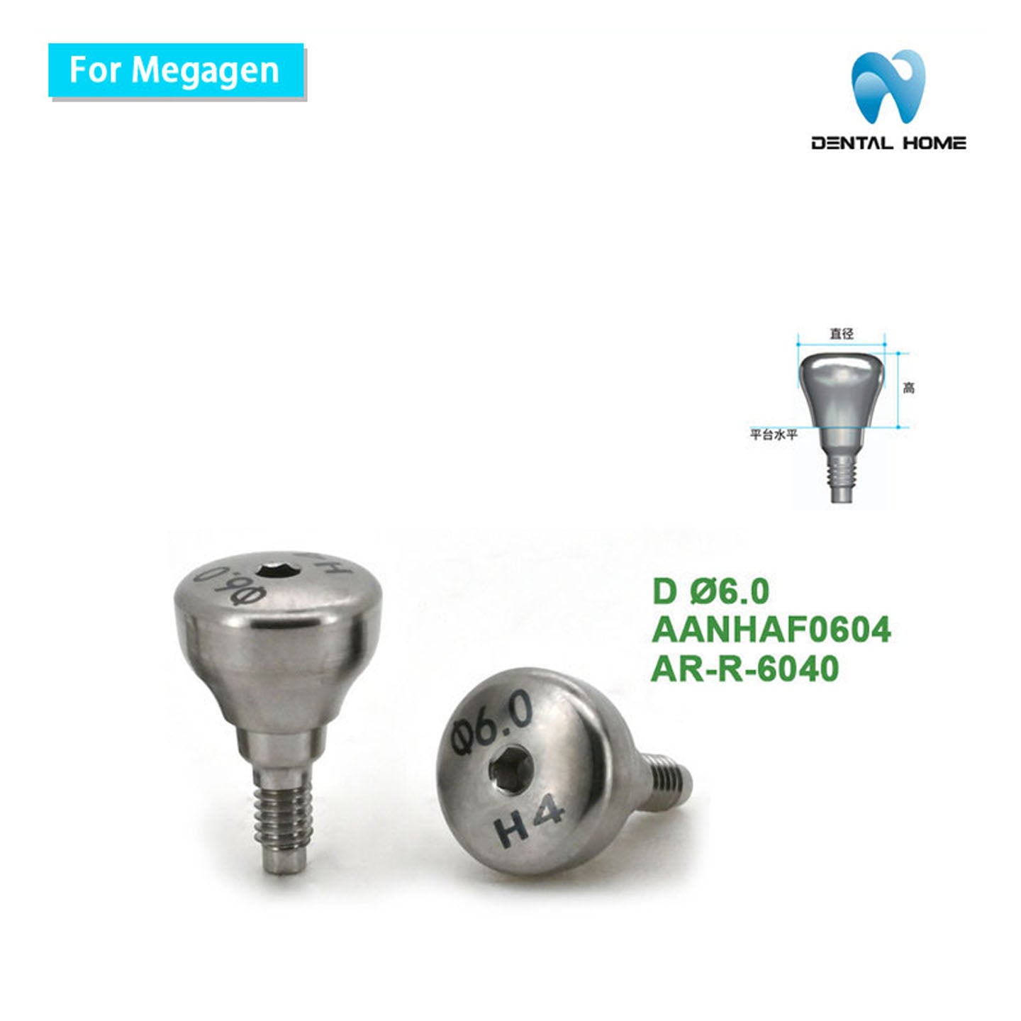 For Megagen Healing Abutment-AnyRidge