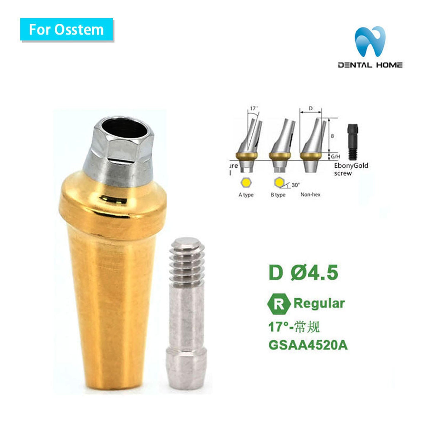 For Osstem Angled abutment
