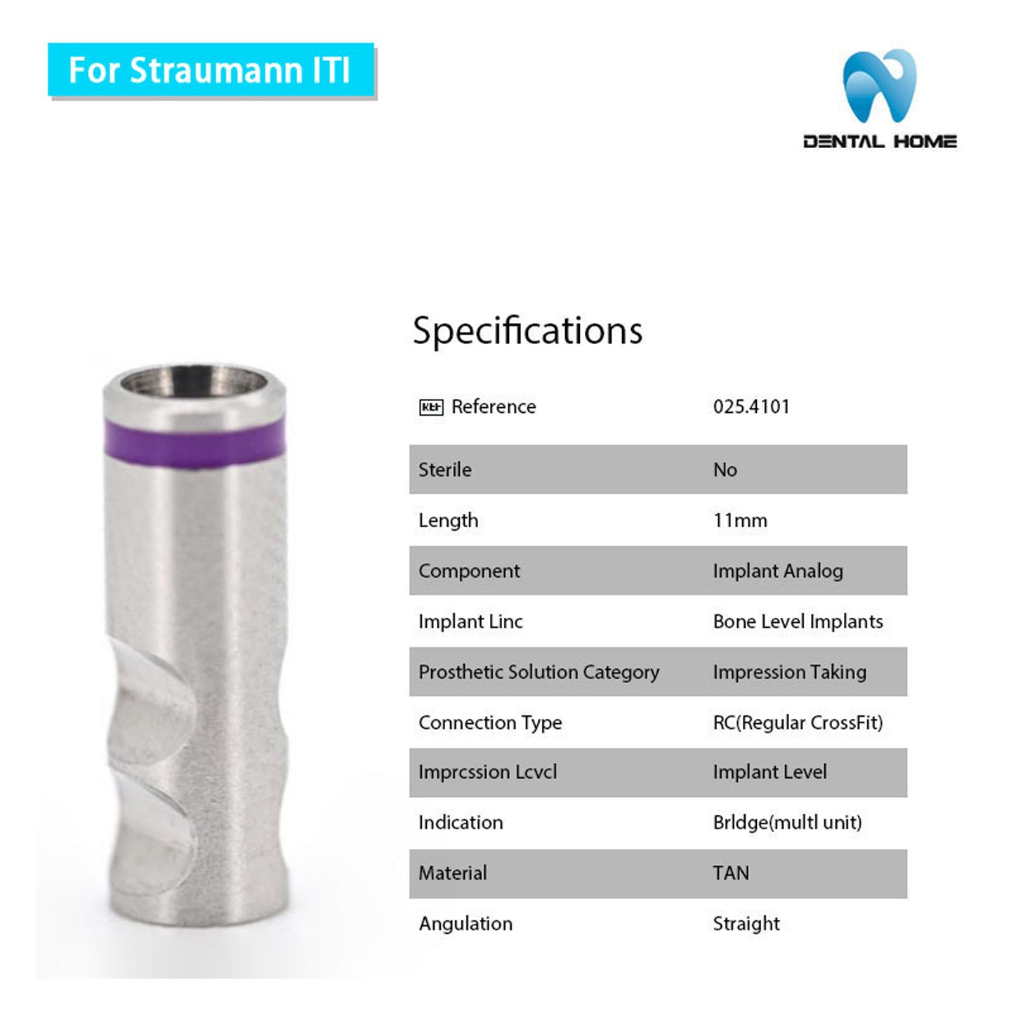 For Straumann ITl Fixture Lab Analog RC