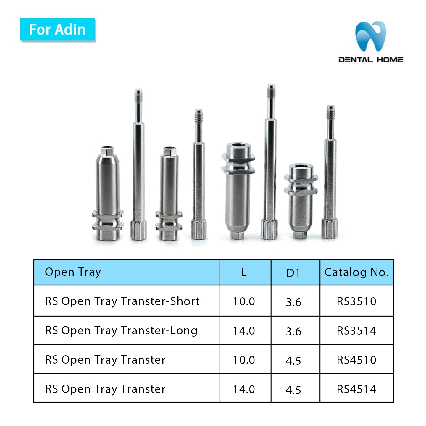 For Adin Fixture Pick-up Impression Coping