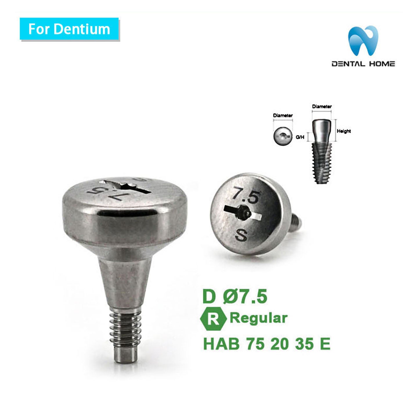For Dentium Healing Abutment