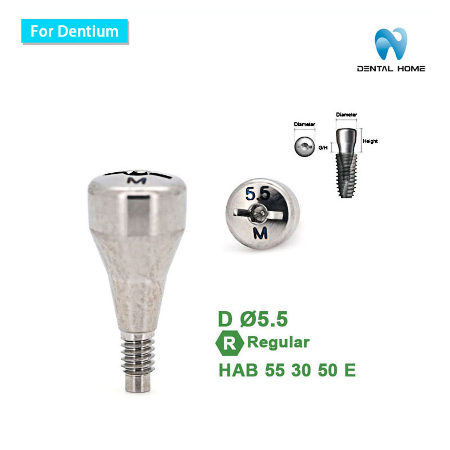 For Dentium Healing Abutment