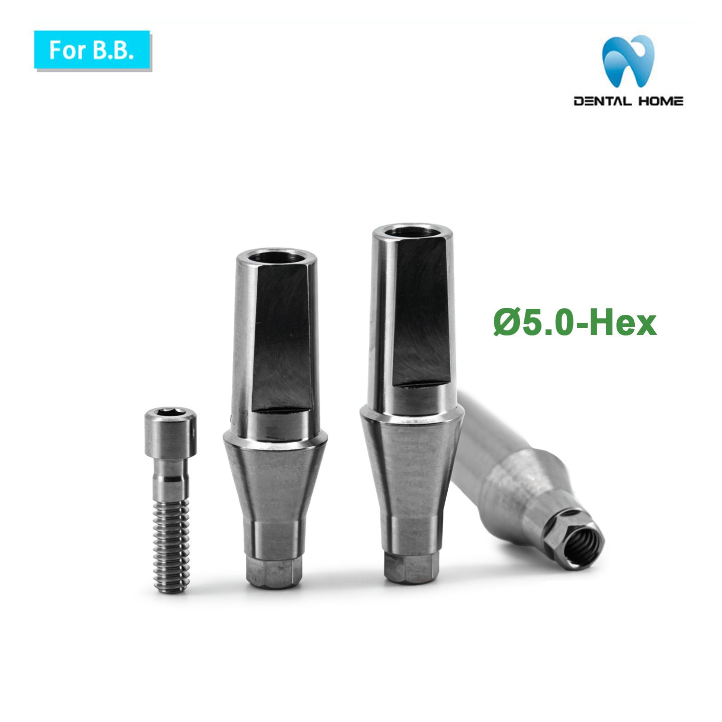 B.B. Compatible Repair Straight Abutment for Dental Implant Restoration