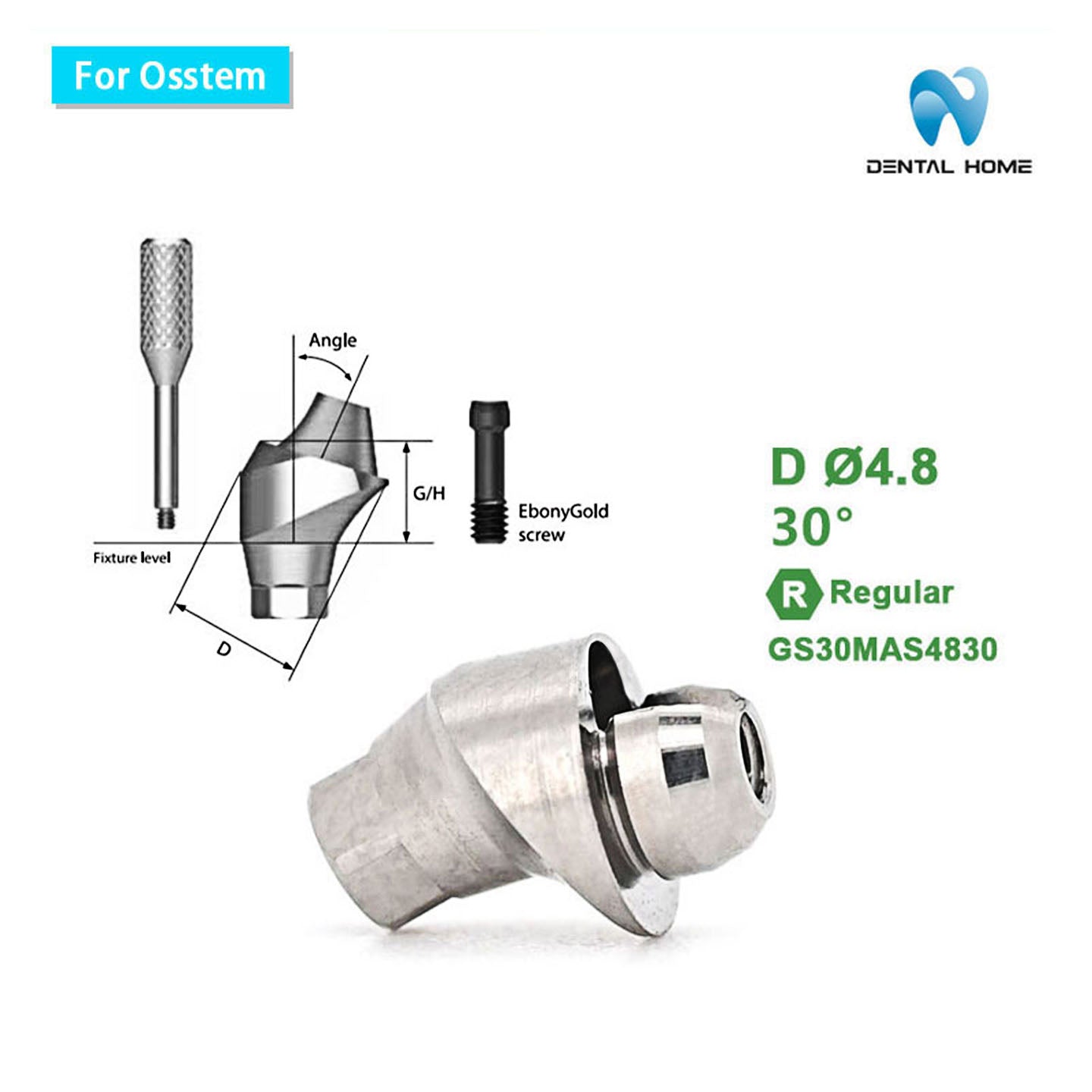 For OSSTEM Multi Angled Abutment