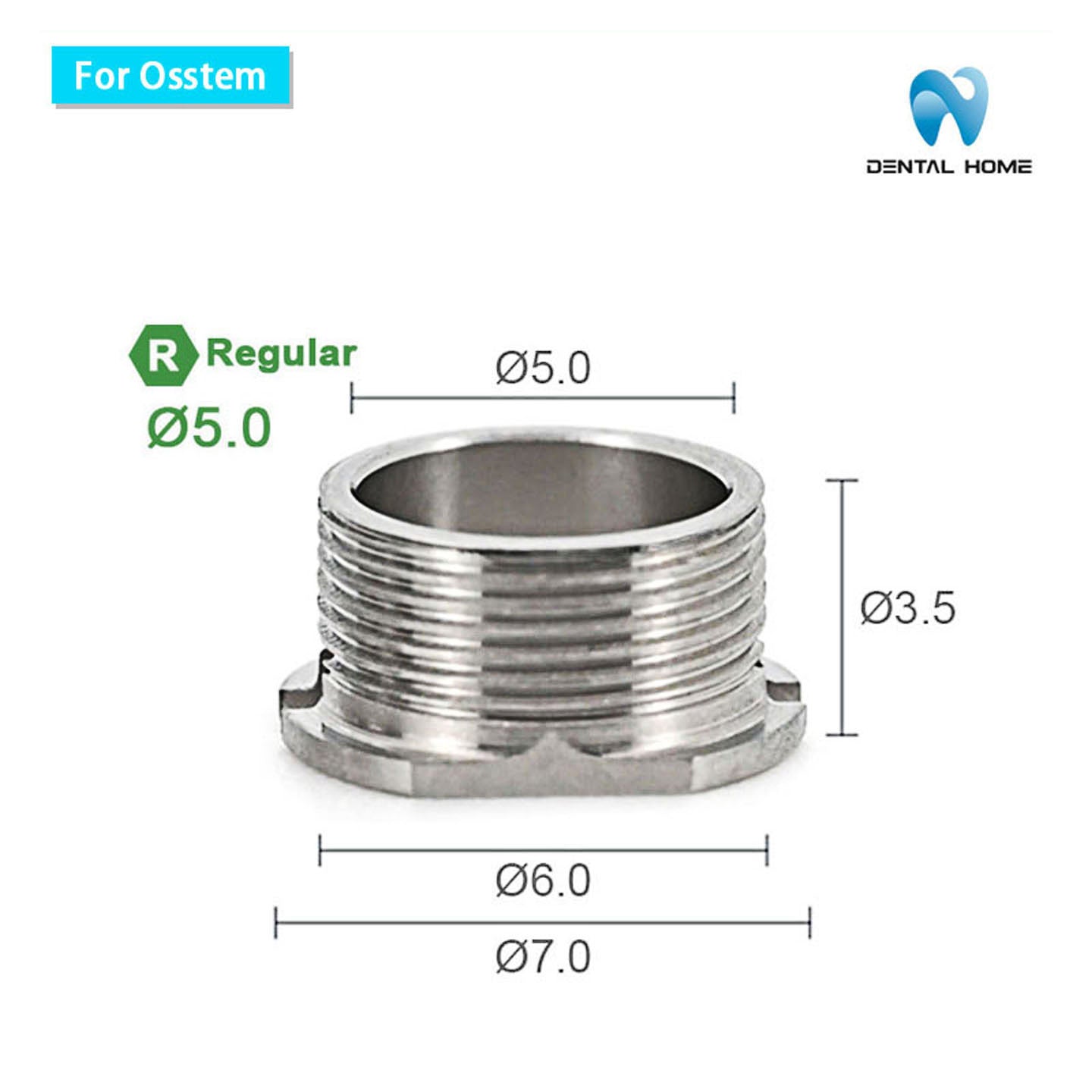 For Osstem OneGuide Metal Sleeve