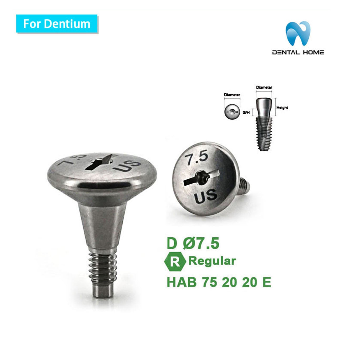 For Dentium Healing Abutment