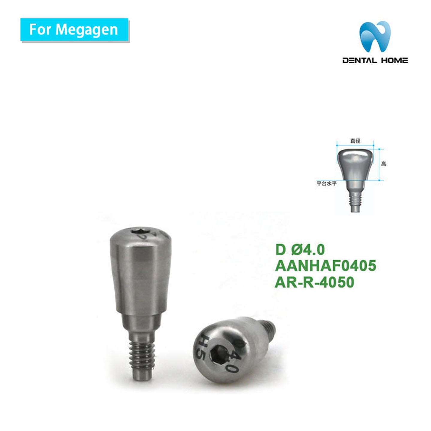 For Megagen Healing Abutment-AnyRidge