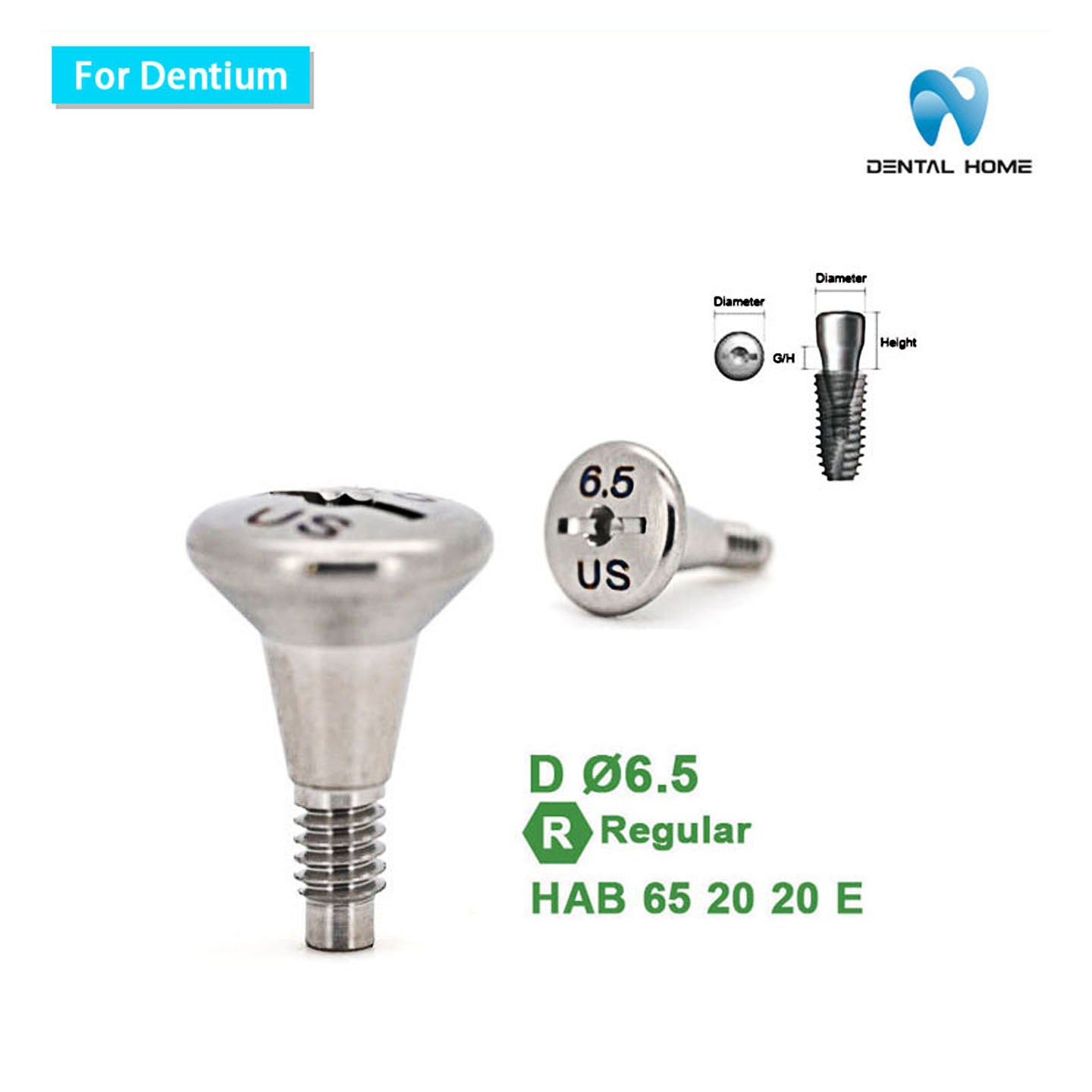 For Dentium Healing Abutment