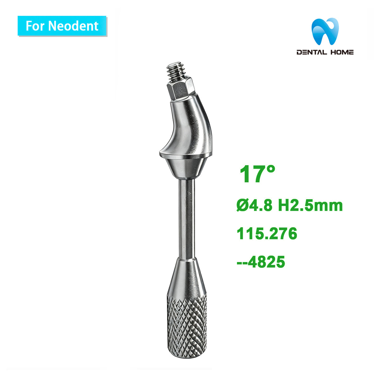 Neodent Compatible GM Multi-Unit Angled Abutment 17°/30° for Screw-Retained Implant Restoration