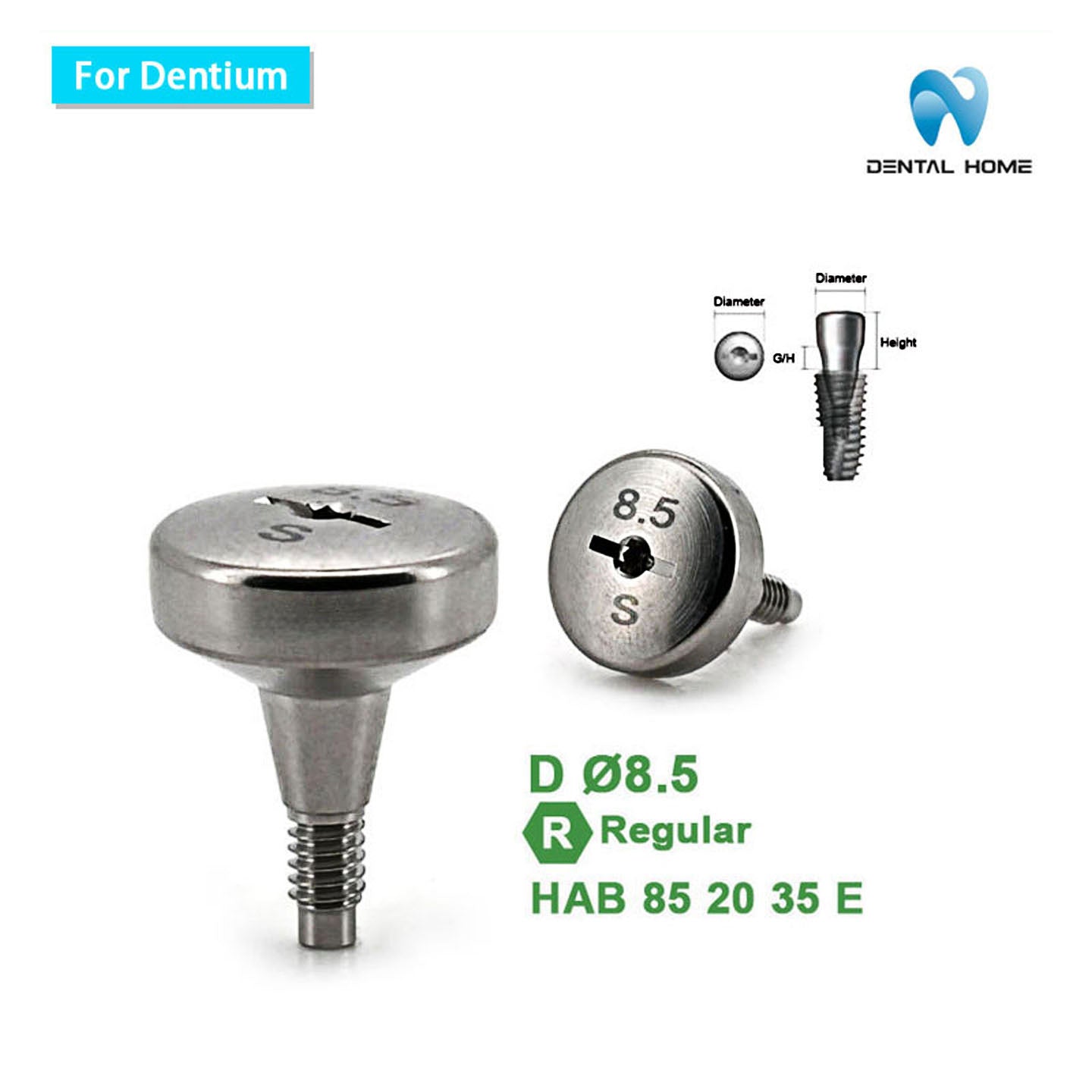 For Dentium Healing Abutment