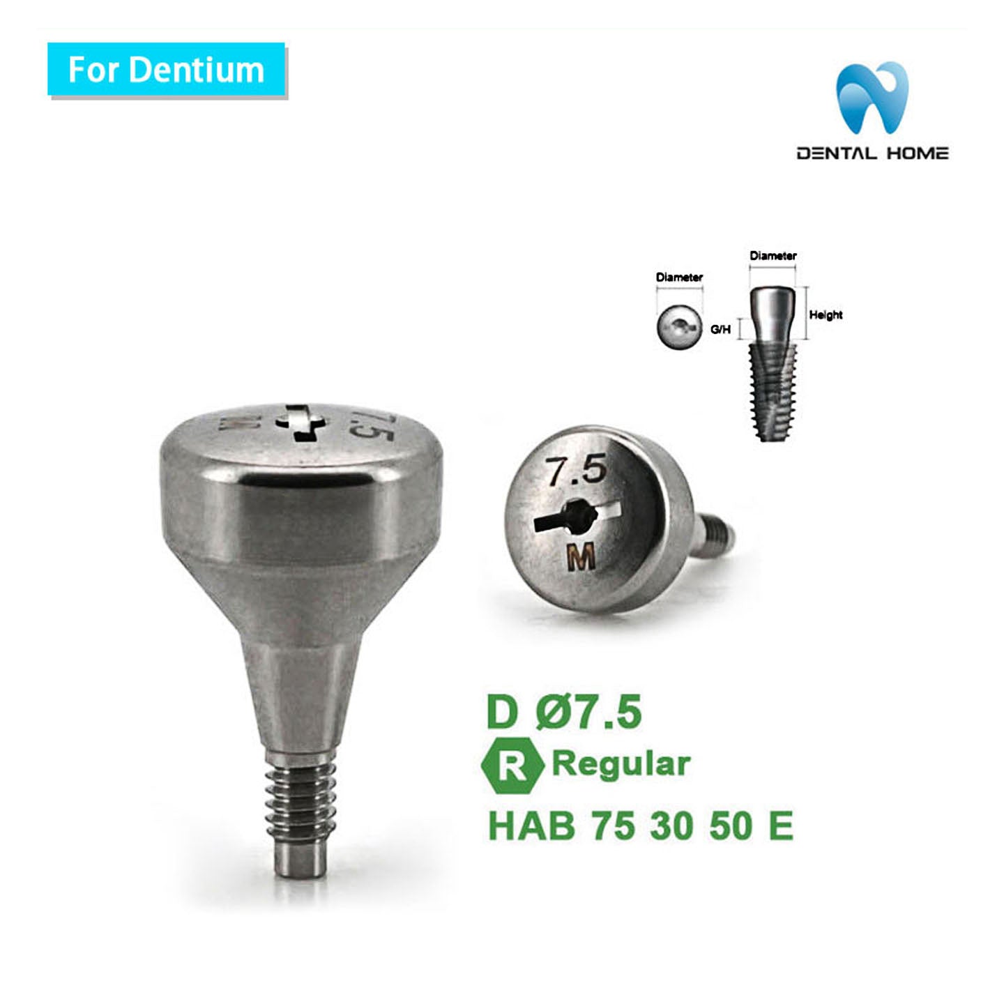 For Dentium Healing Abutment