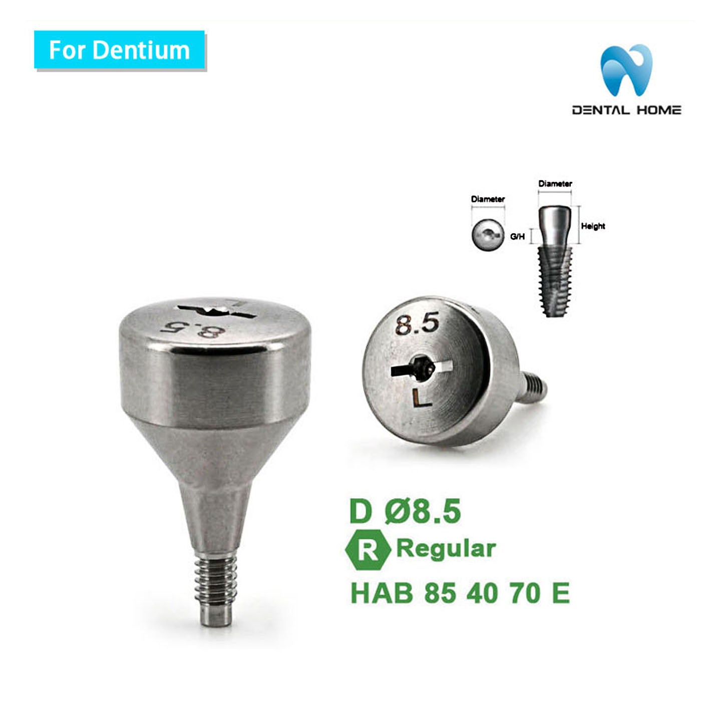 For Dentium Healing Abutment