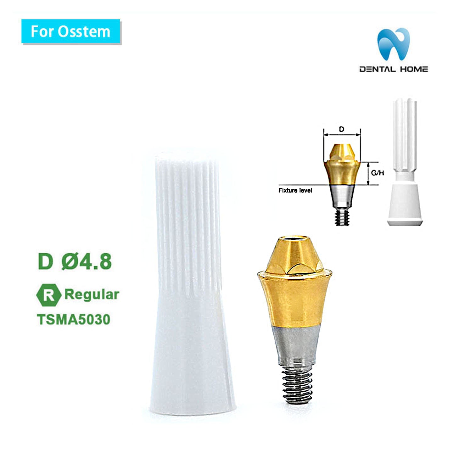 For Osstem Multi unit Straight Abutment