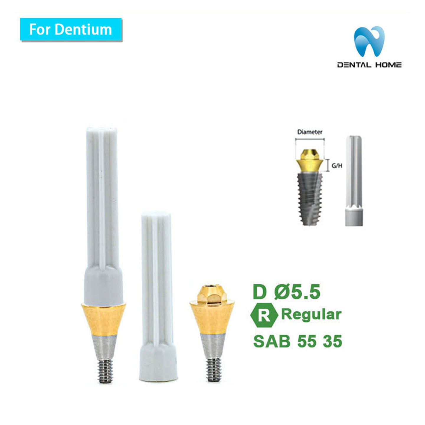 For Dentium Multi unit Straight Abutment