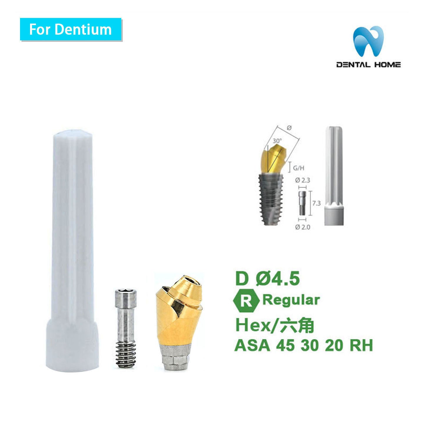 For Dentium Multi unit Straight Abutment