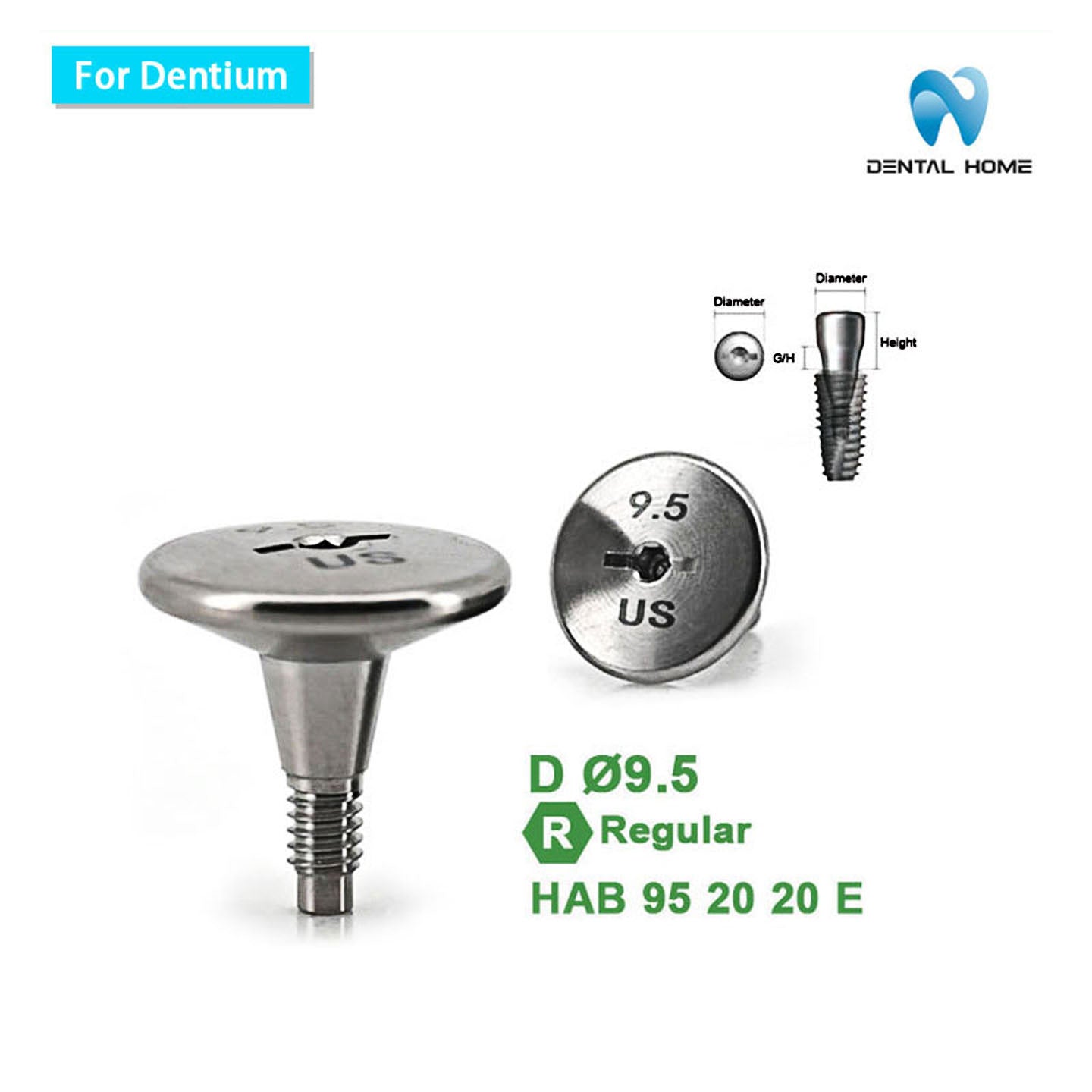 For Dentium Healing Abutment