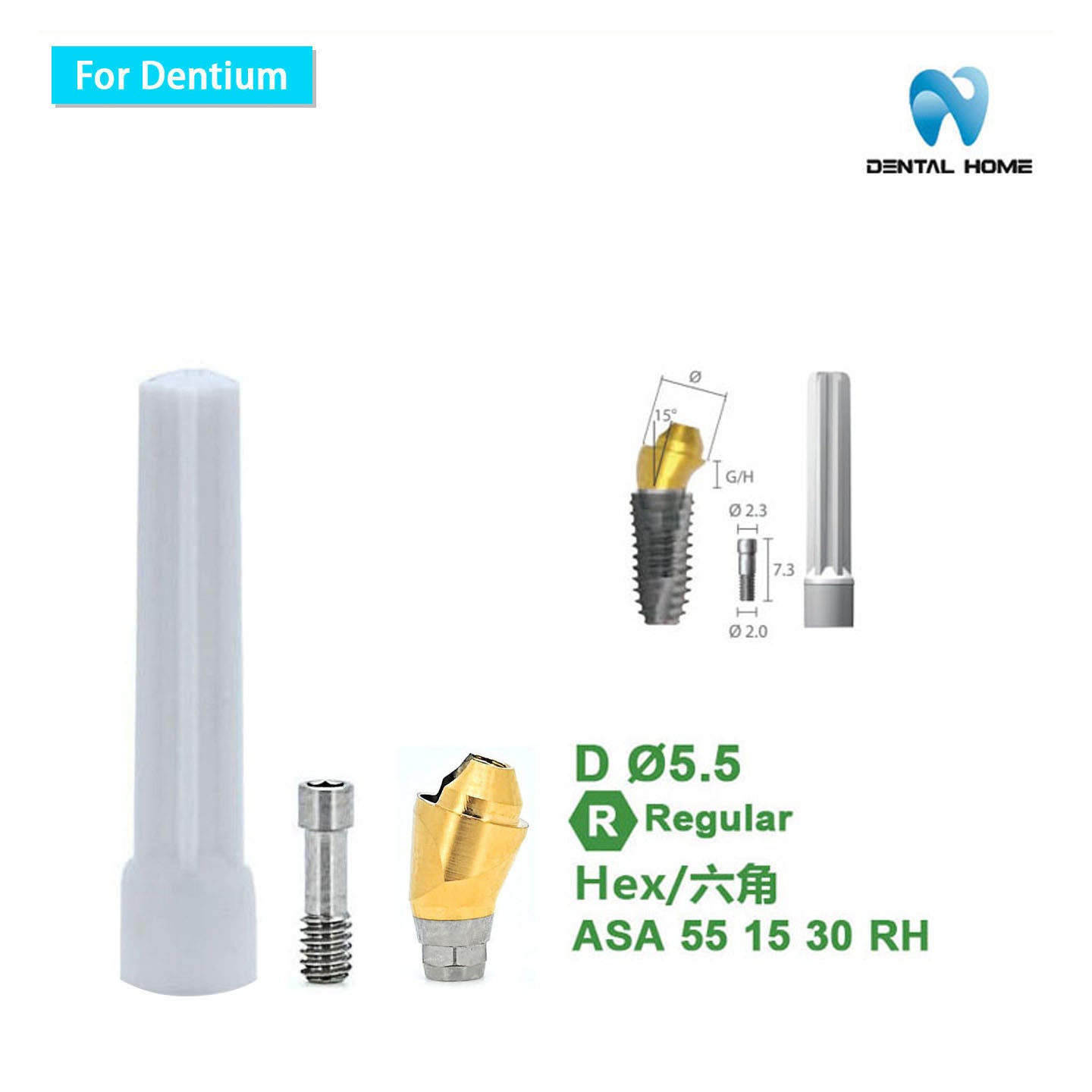 For Dentium Multi unit Straight Abutment