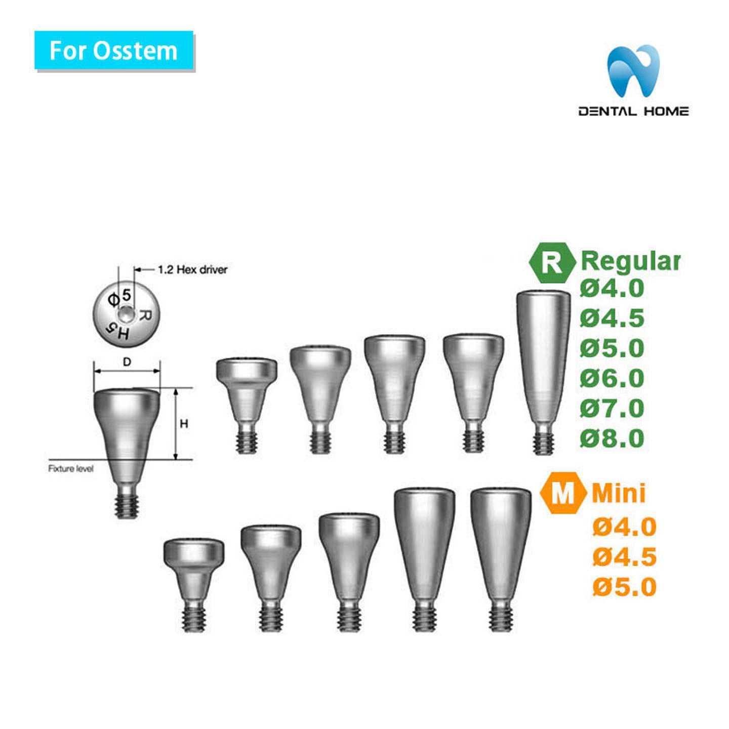 For OSSTEM Healing Abutment