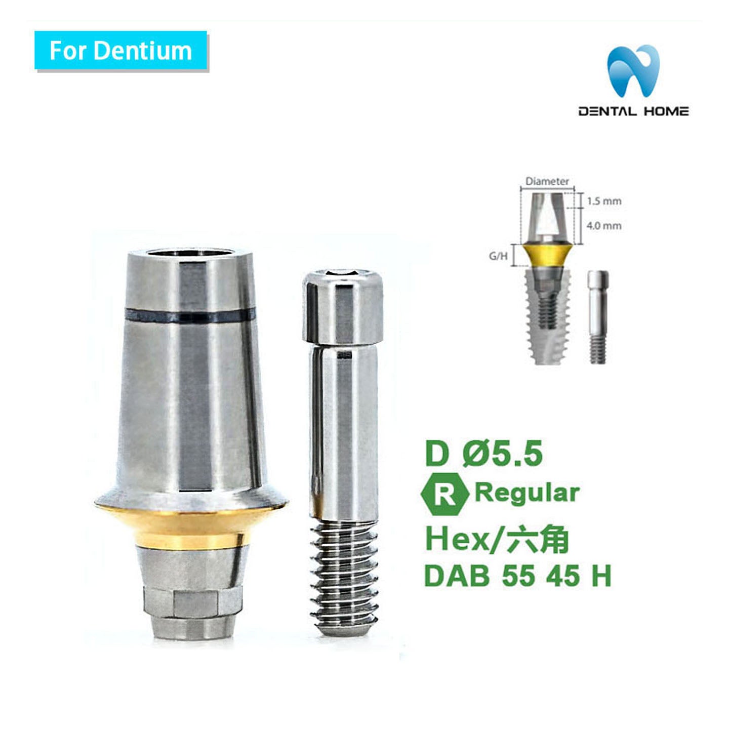 For Dentium Transfer Abutment