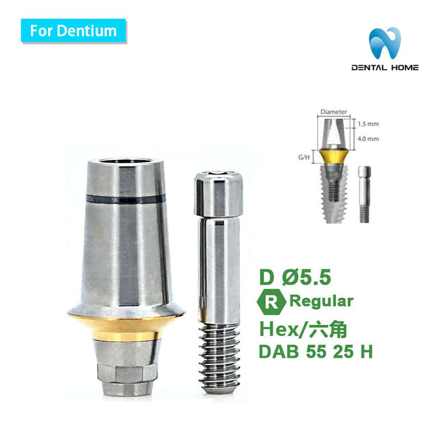 For Dentium Transfer Abutment