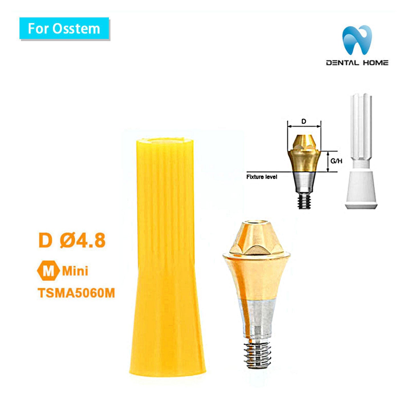 For Osstem Multi unit Straight Abutment