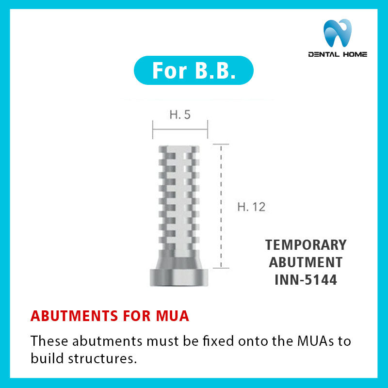 For B.B. Multi unit Temporary cylinder