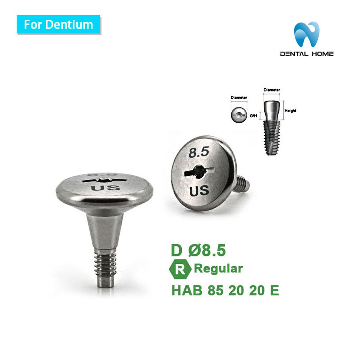 For Dentium Healing Abutment