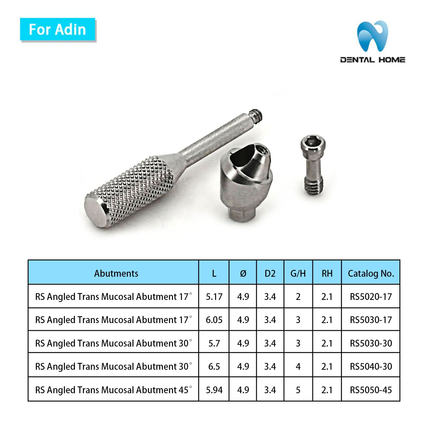 For Adin Multi Angled Abutment