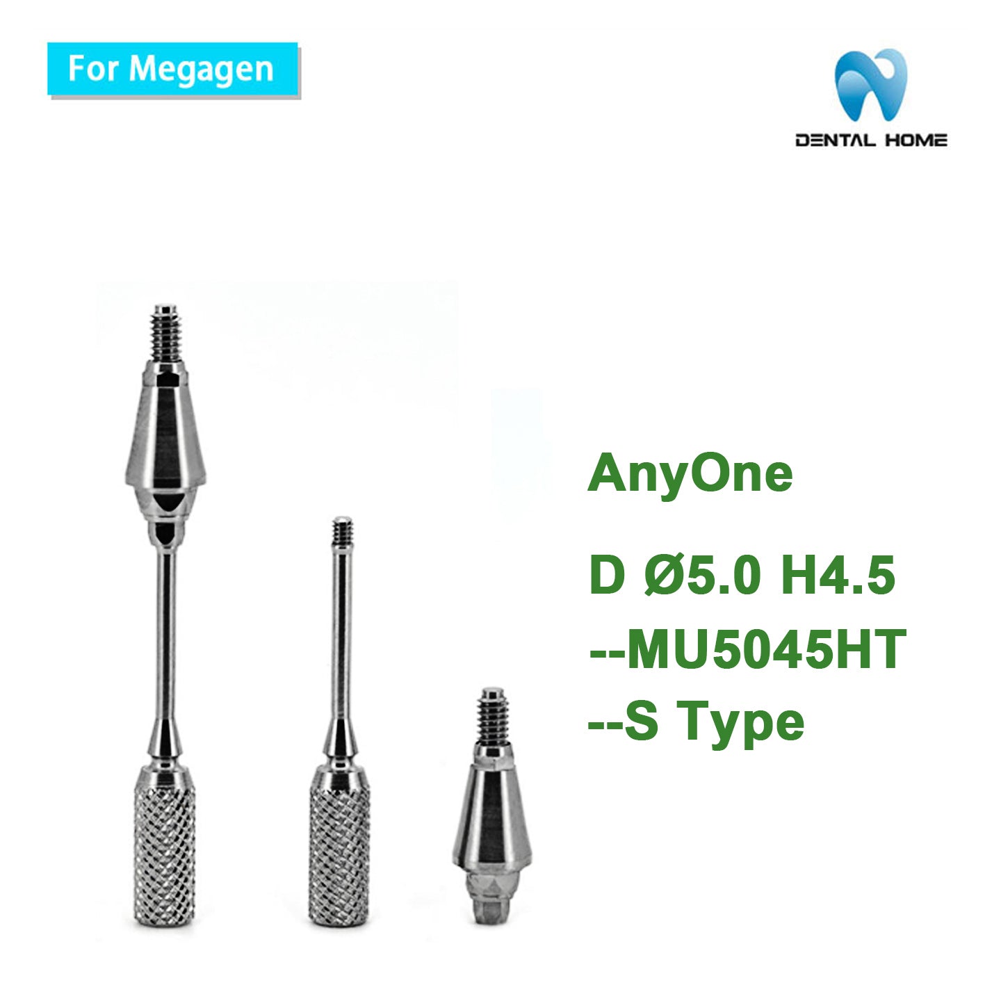 MegaGen Compatible Multi-Unit Straight Abutment | AnyOne S Type
