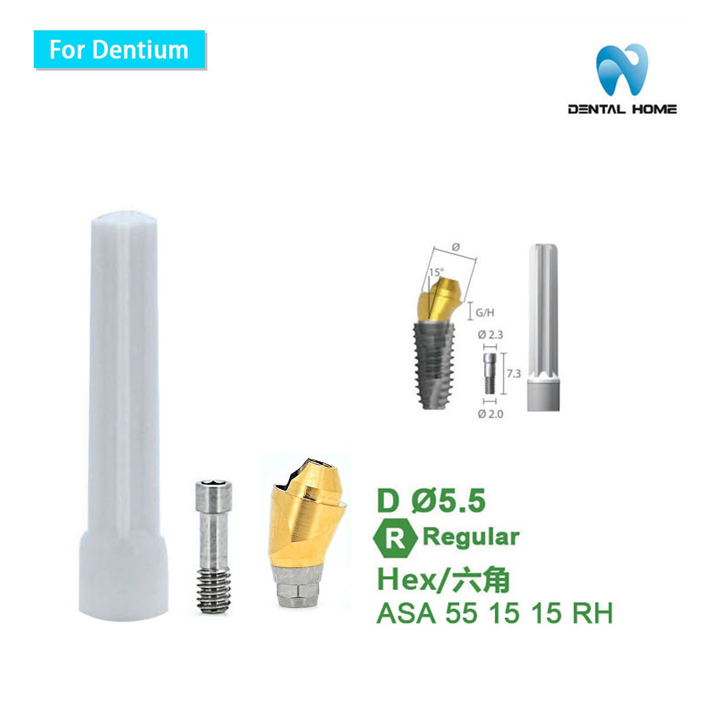 For Dentium Multi unit Straight Abutment