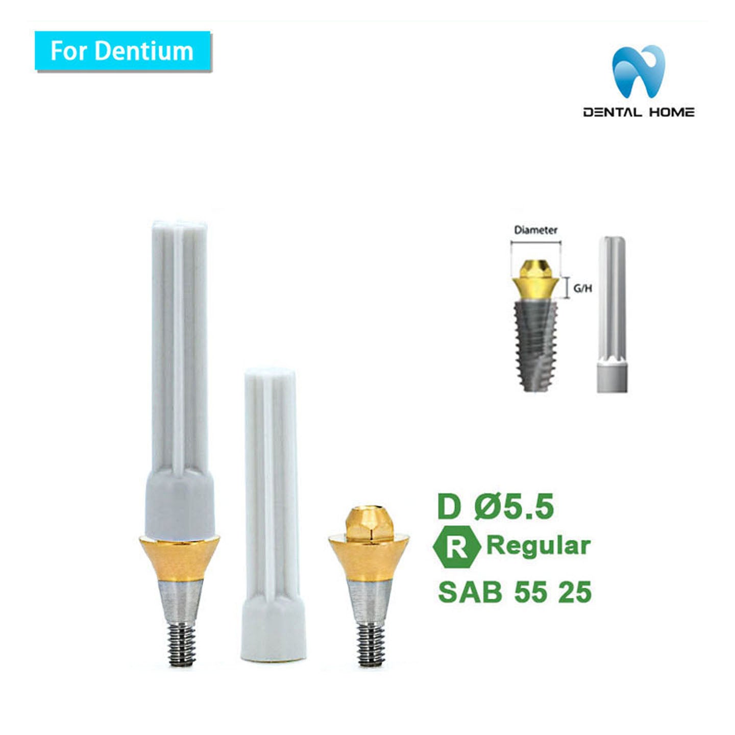 For Dentium Multi unit Straight Abutment