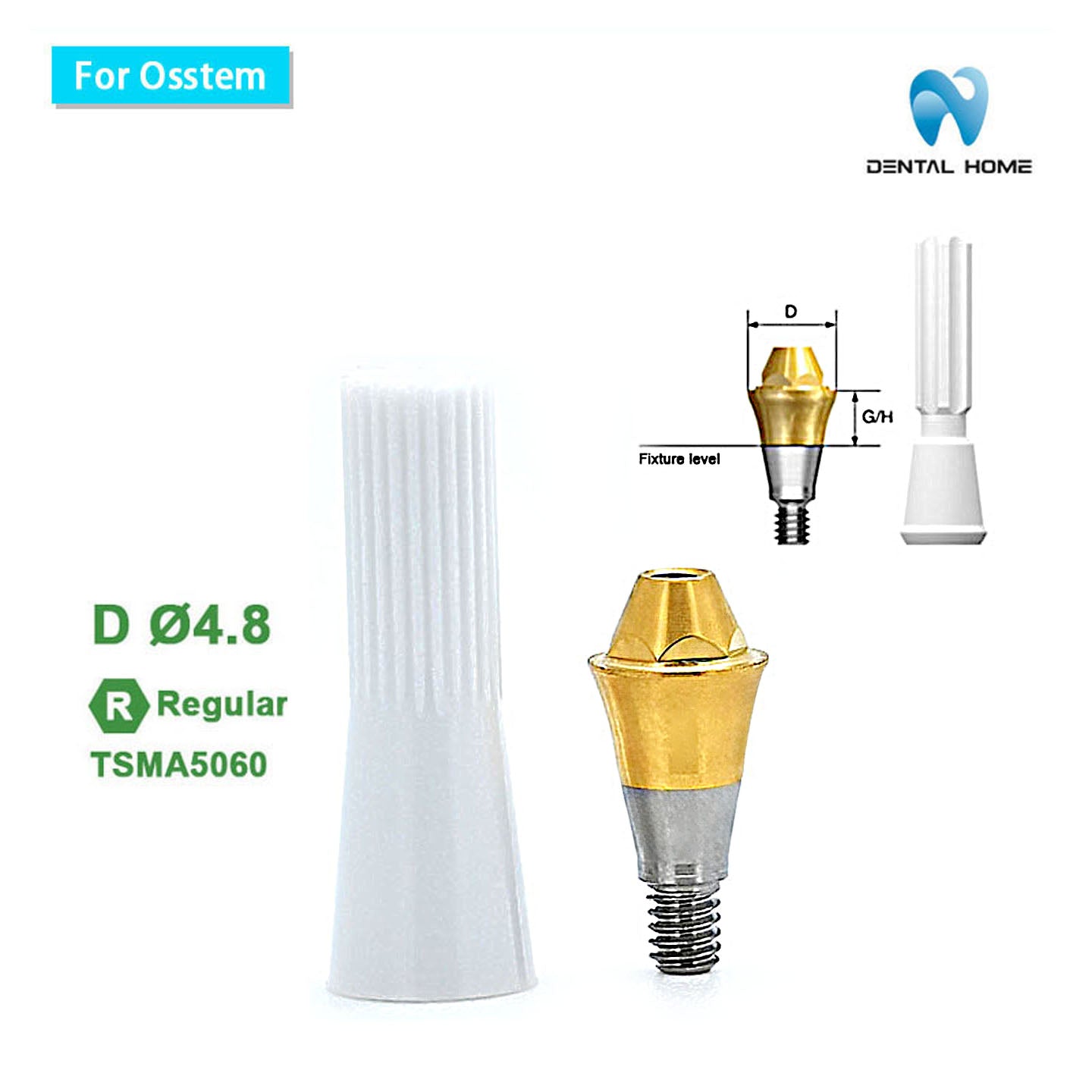 For Osstem Multi unit Straight Abutment