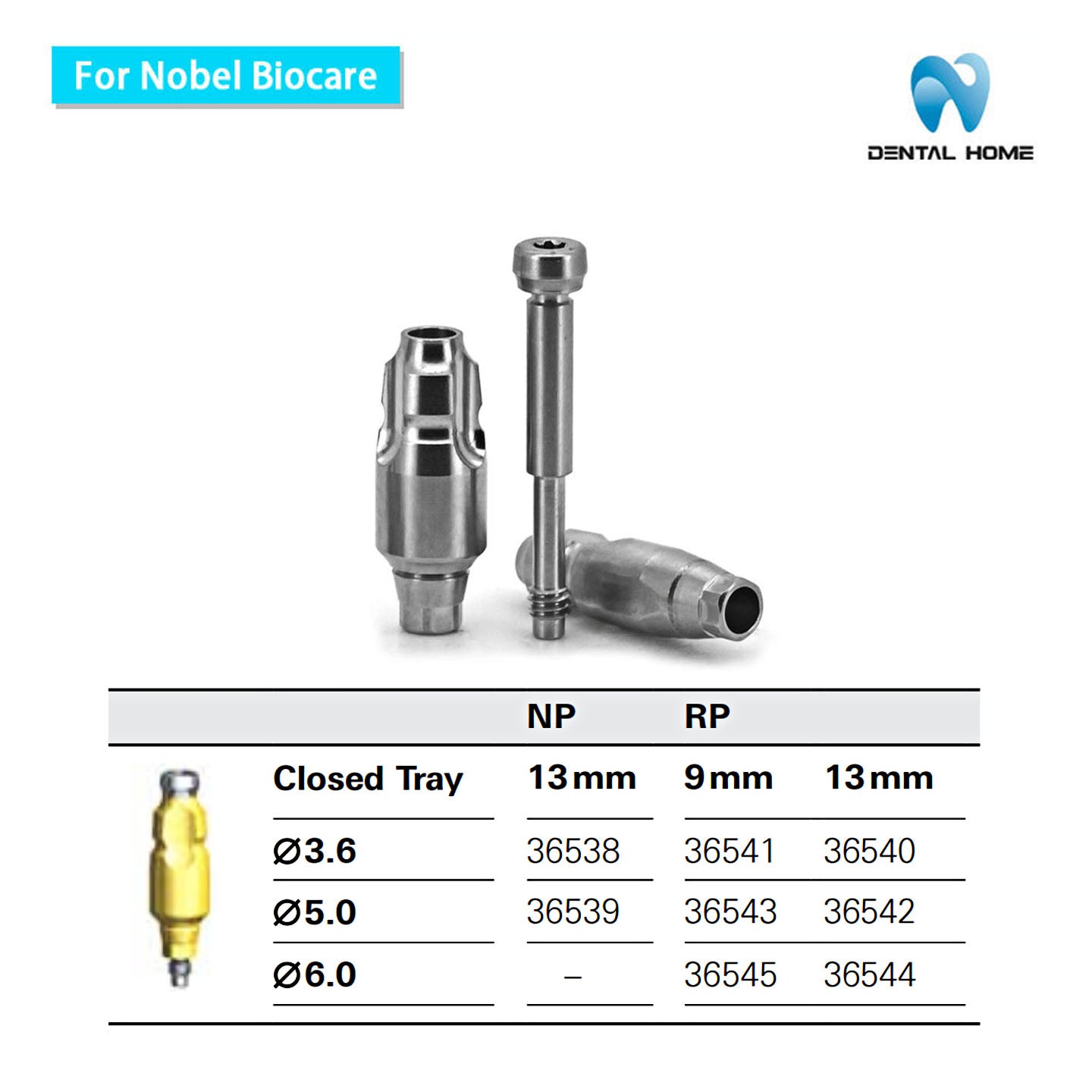 For Nobel Biocare Fixture Transfer Impression Coping