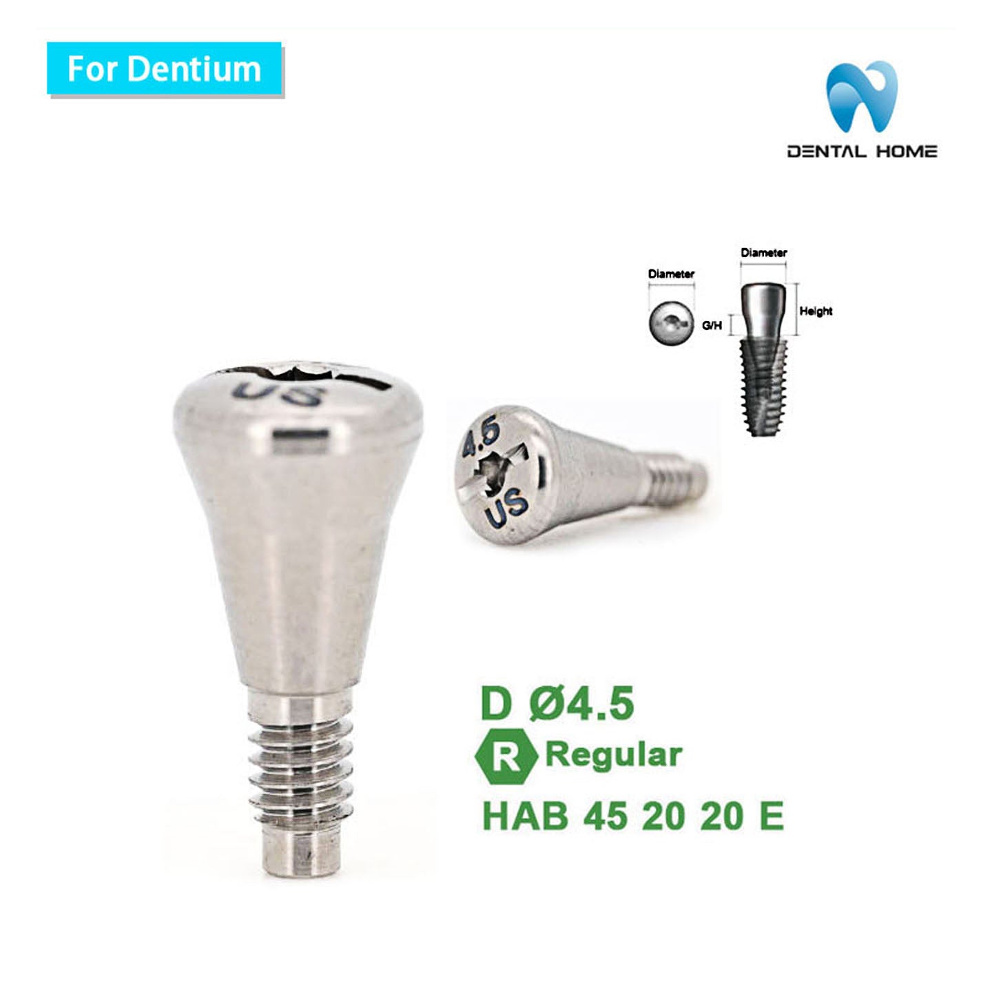 For Dentium Healing Abutment