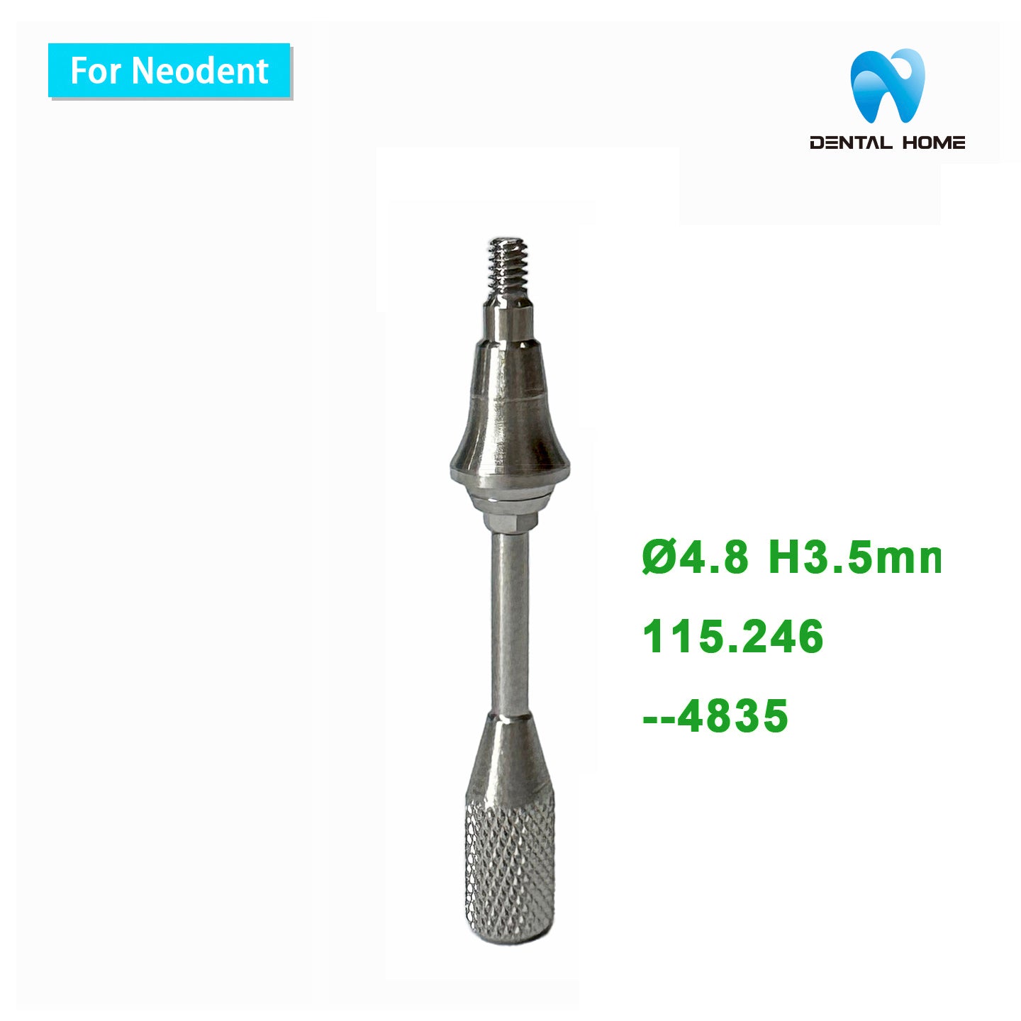 Neodent Compatible GM Mini Conical Abutment for Multi-Unit Implant Restoration
