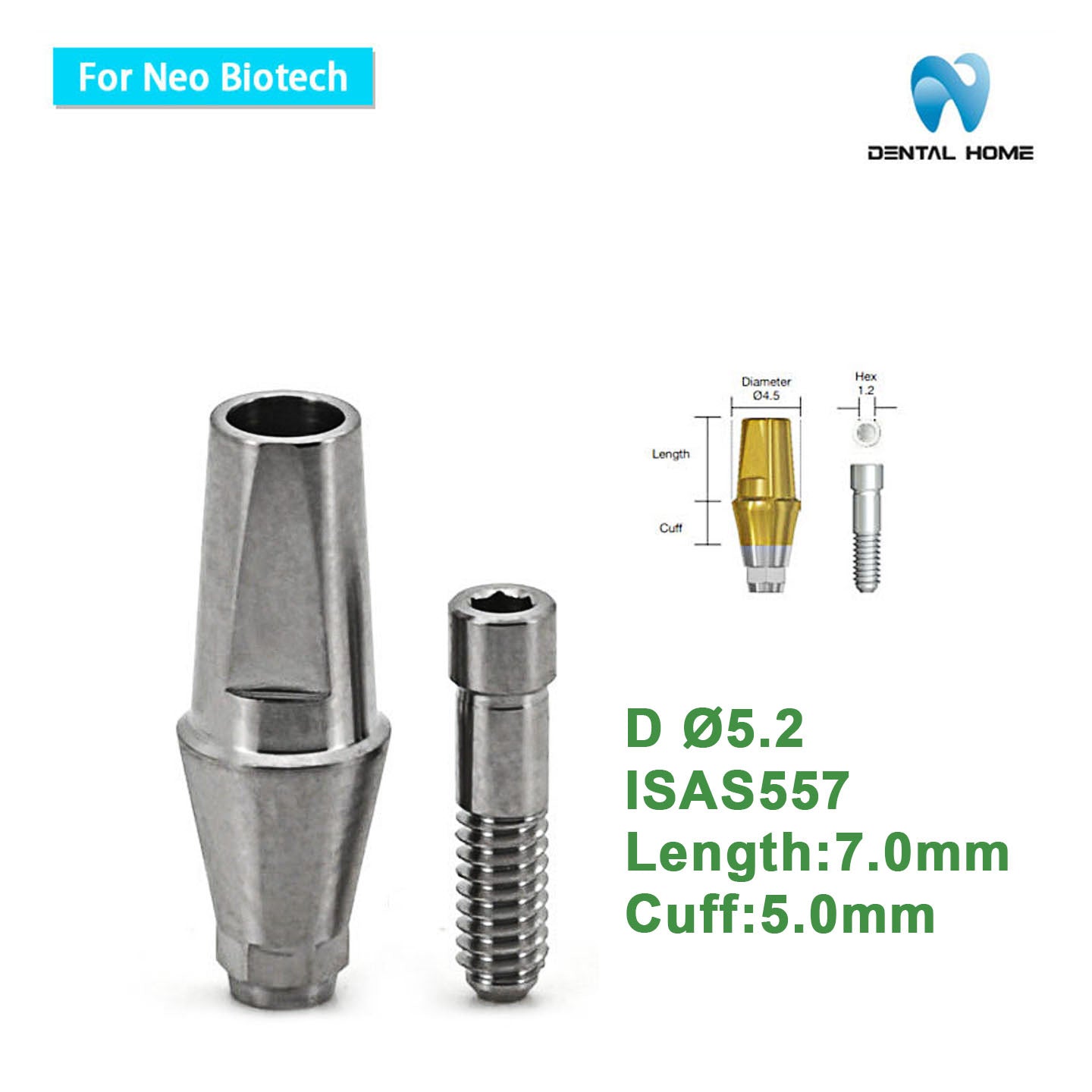 For Neobiotech Transfer Abutment