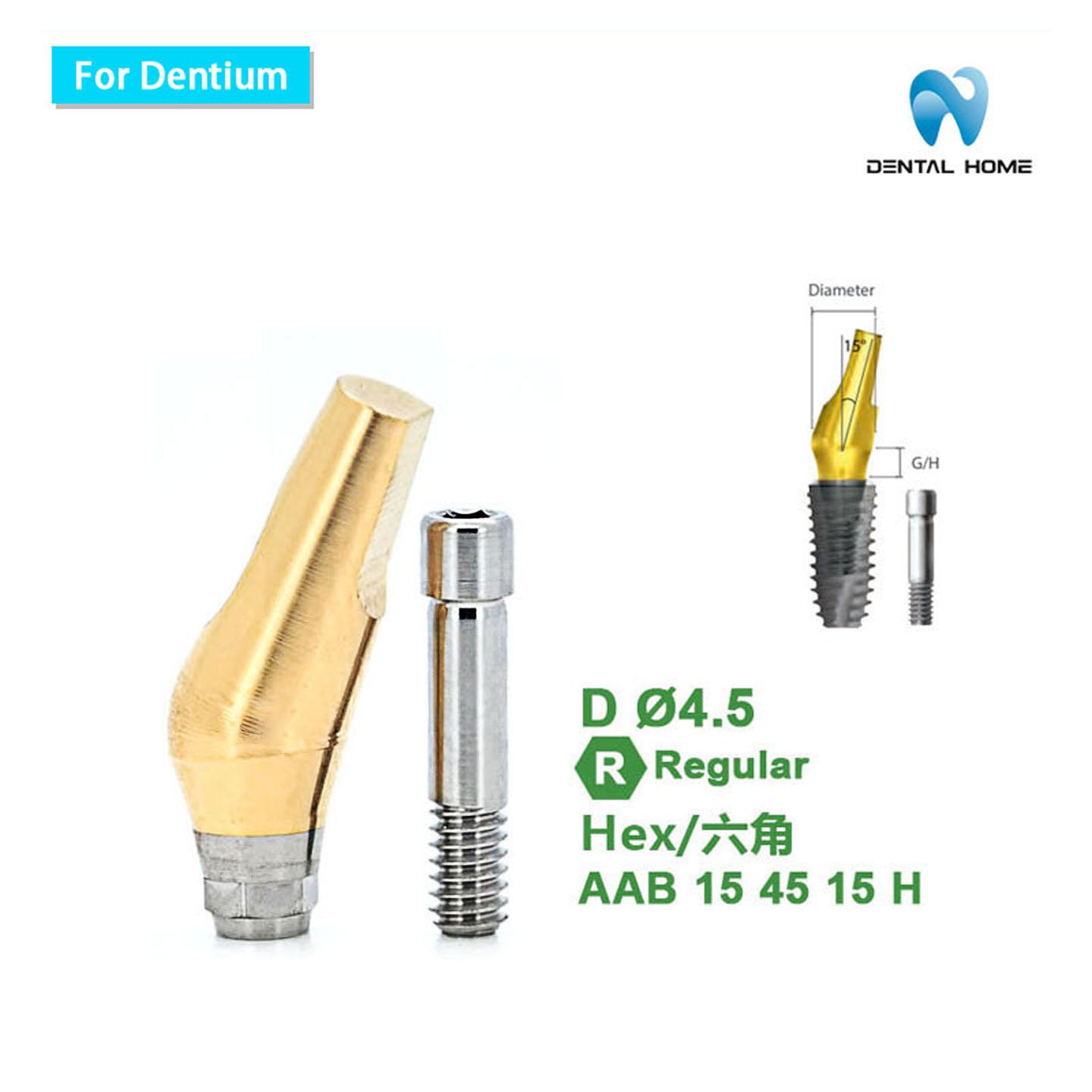 For Dentium Angled abutment