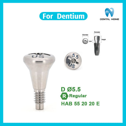 Подходит для замены имплантата с винтовым абатментом десны Dentium
