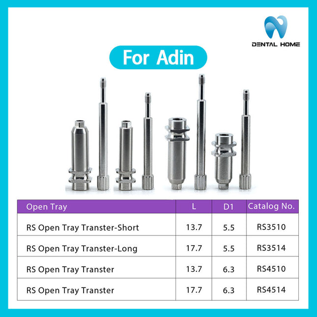 Подходит для замены имплантируемого стержня для трансферного формования Adin Opening