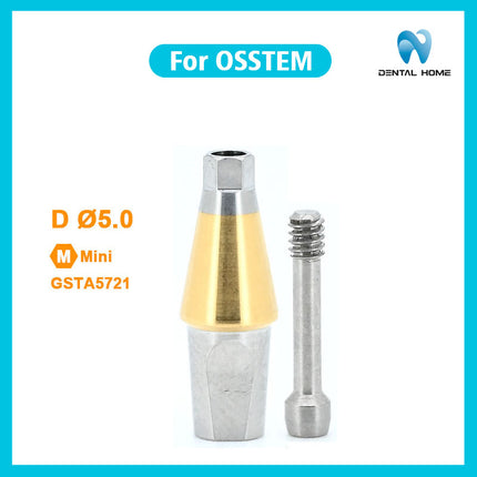 Подходит для готового прямого абатмента OSSTEM для реставрации одного зуба, сменного защитного колпачка с прямым углом