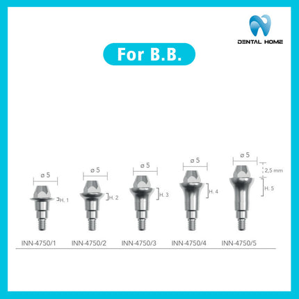 Suitable for B.B. composite right angle abutment