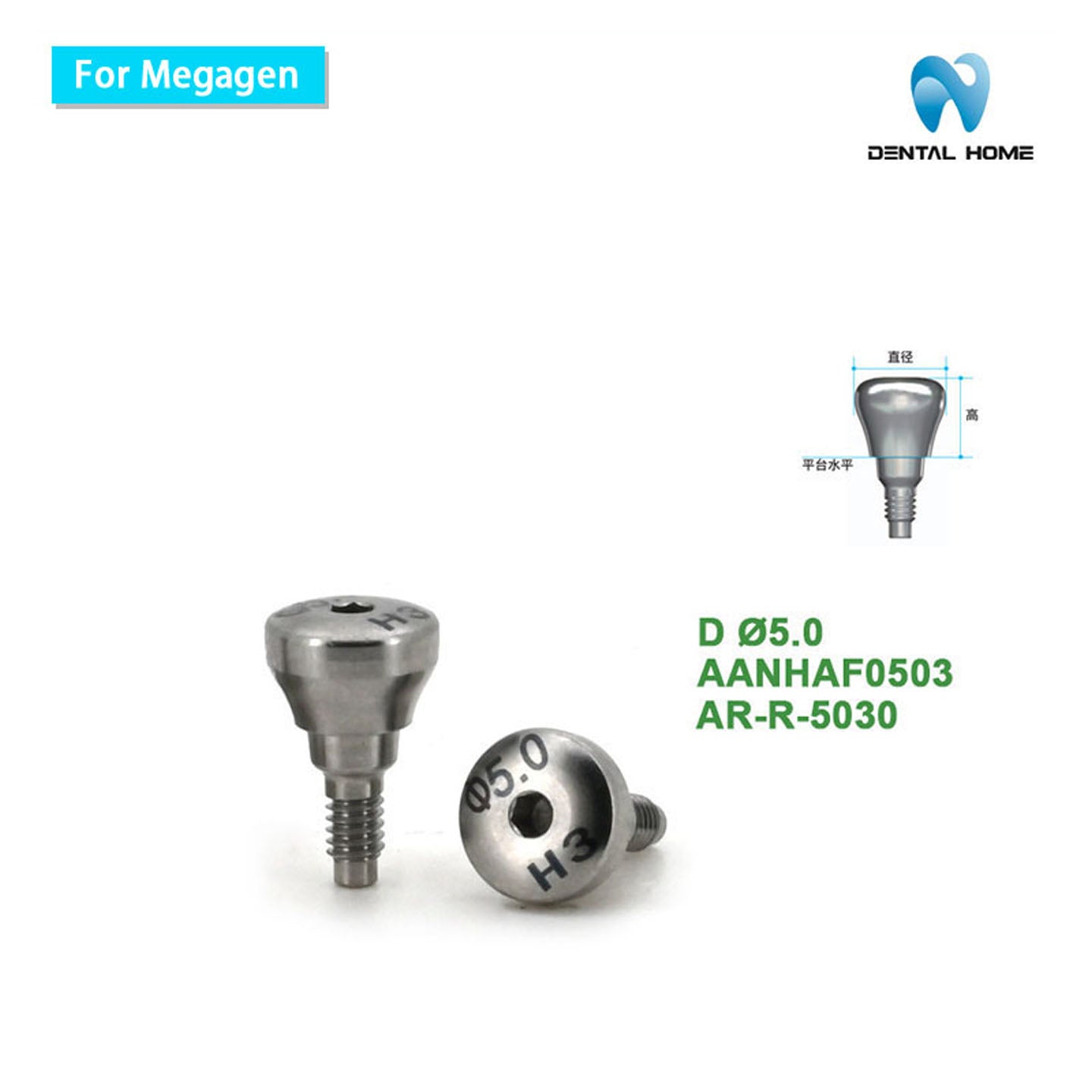 For Megagen Healing Abutment-AnyRidge