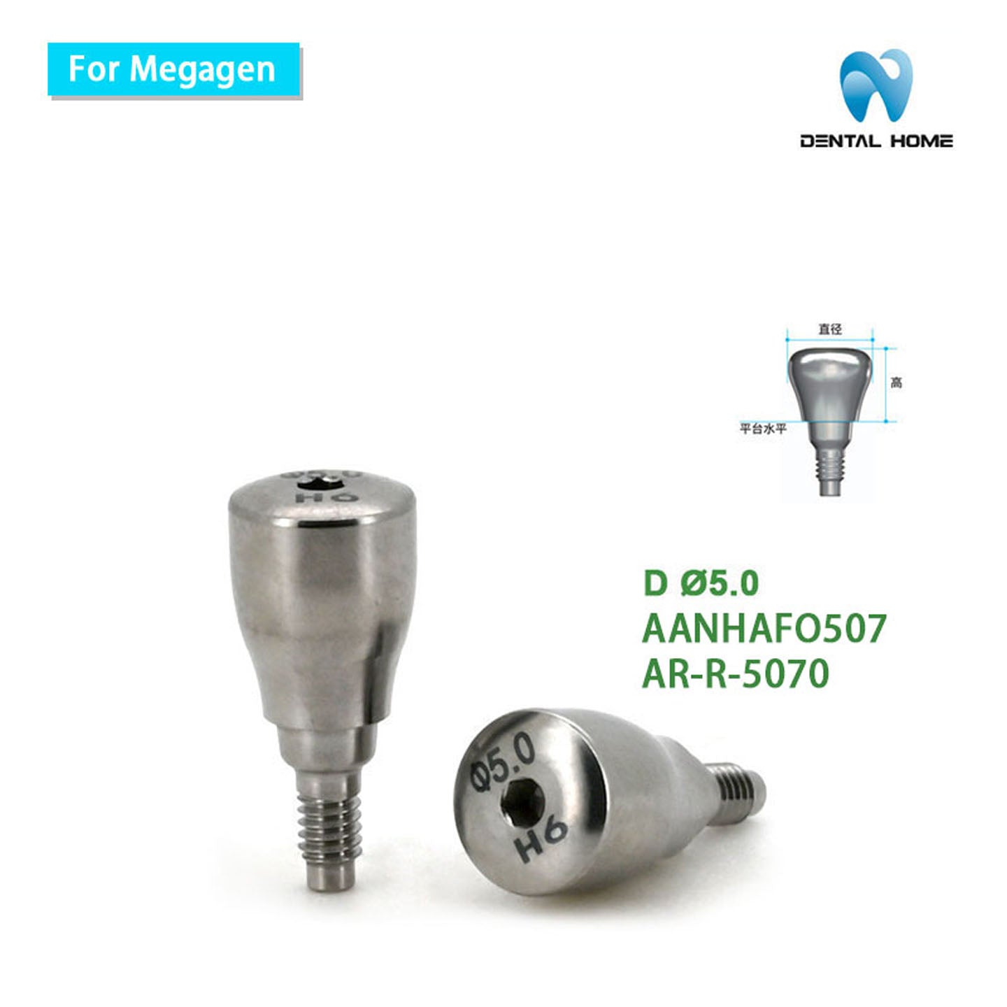 For Megagen Healing Abutment-AnyRidge