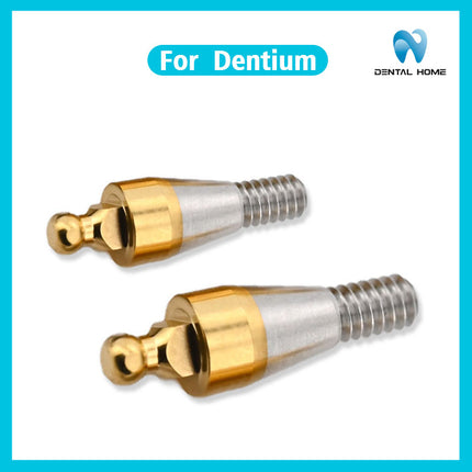 Подходит для замены дентальных имплантатов Dentium с шаровидным наконечником, стержень для переноса шаровидного наконечника изготовлен из титана