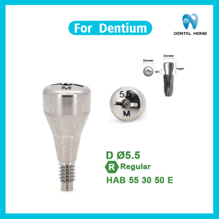 Подходит для замены имплантата с винтовым абатментом десны Dentium