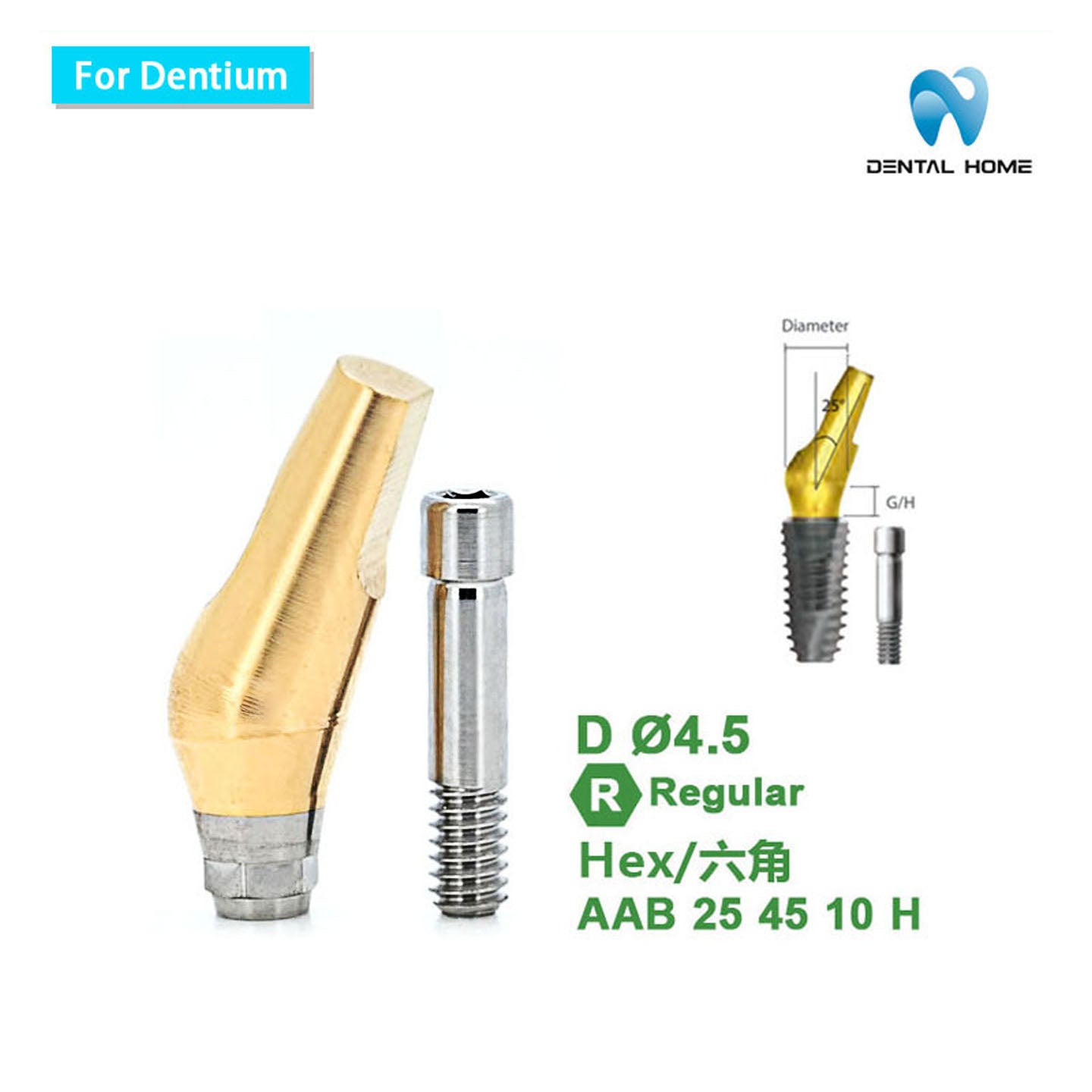 For Dentium Angled abutment