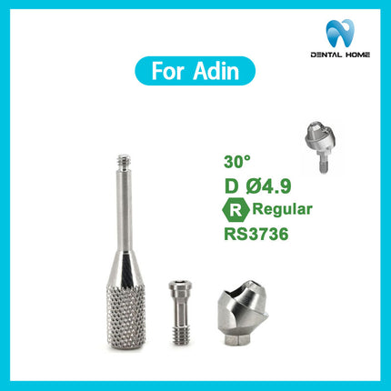 Подходит для замены угловых абатментов Adin Composite 17° и 30°