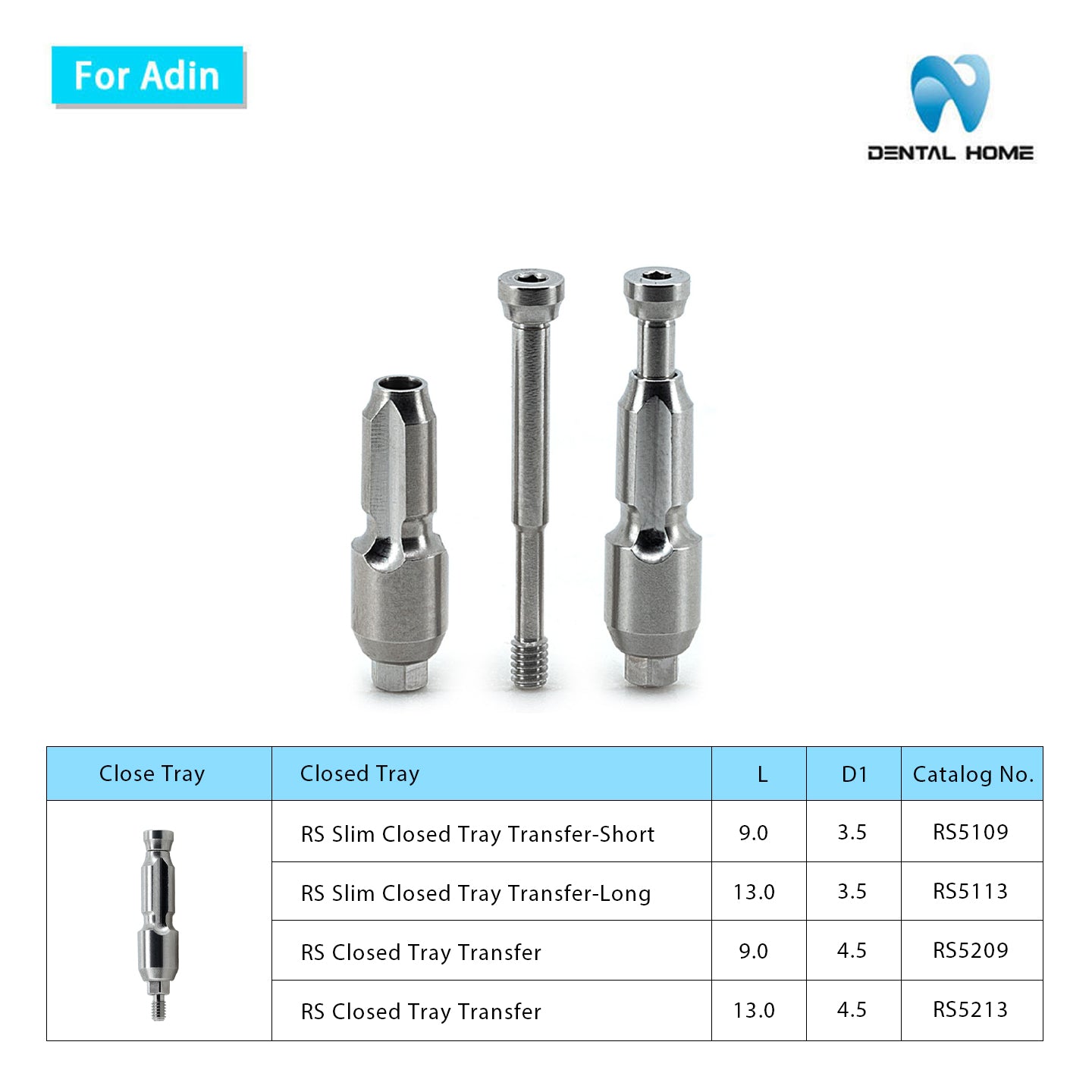 For Adin Fixture Transfer Impression Coping