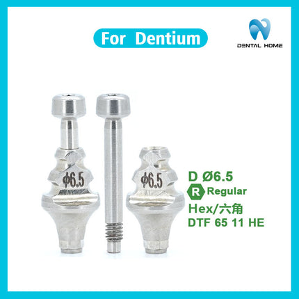 Подходит для ремонта временных титановых сплавов с использованием закрытой стержневой формы Dentium, сменных титановых подложек.