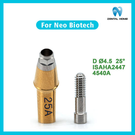 Подходит для готового углового абатмента Neobiotech, замена углового имплантата, титановая подложка